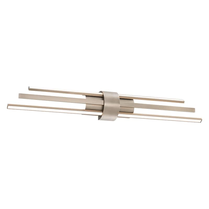 Melody 22in LED Bath Vanity & Wall Light 3000K - 4.7 - Brushed Nickel