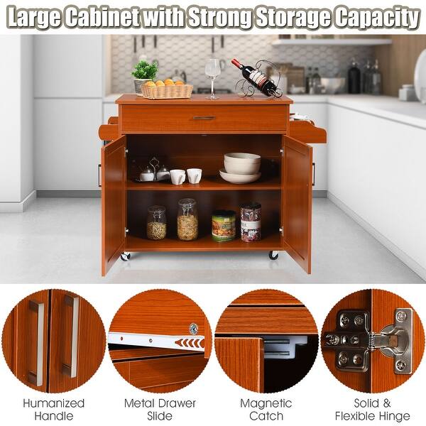 kitchen storage cabinet cart costway rolling kitchen island cart storage cabinet w towel kitchen storage cabinet cart costway rolling kitchen island cart storage cabinet w towel
