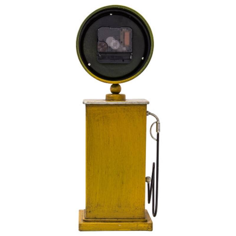 Yosemite Home Decor Ole Gas Pump Table Top Clock - 3 x 5.1 x 13.8