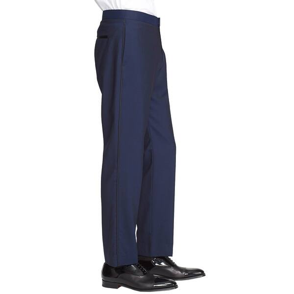 Shop Theory Mens Jake Slim Fit Flat Front Formal Tuxedo Pants 36
