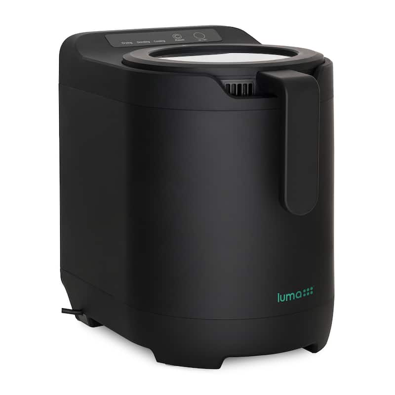 Luma Electric Kitchen Composter, 2.5L Capacity Odorless Countertop Compost Bin with Lid Clear-View Window