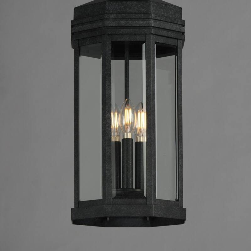 Maxim 30229CL Wright 3 Light 9" Wide Outdoor Mini Pendant