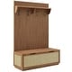 preview thumbnail 11 of 16, Soma Fluted 3-in-1 Hall Tree With Storage Bench and Coat Rack