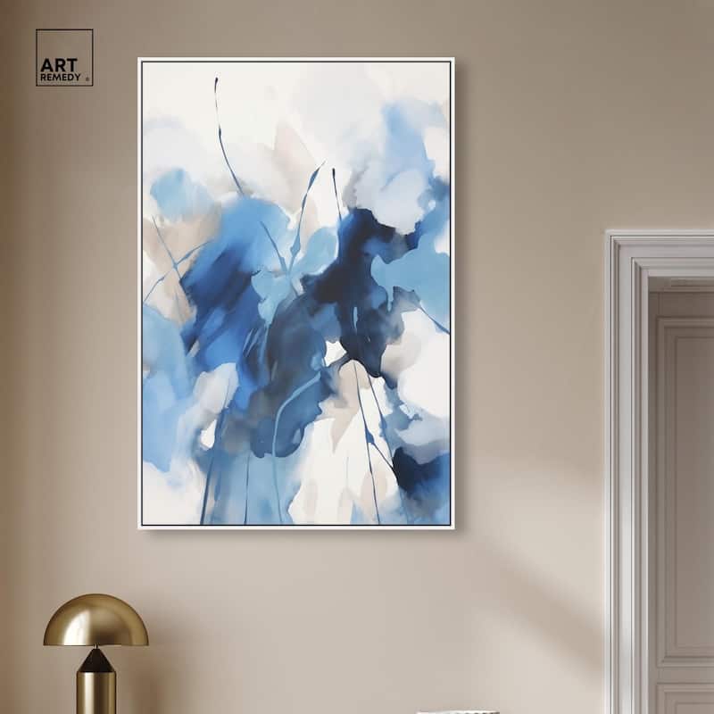 Fleur Bleue I Canvas by Art Remedy