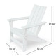 preview thumbnail 30 of 38, Encino Outdoor Adirondack Chairs (Set of 2) by Christopher Knight Home