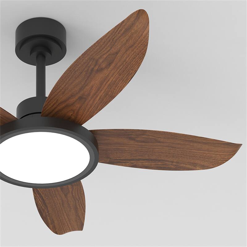 42" High Airflow Plug-and-Play Fan Blades ABS Plastic Fan Blades Ceiling Fan Light