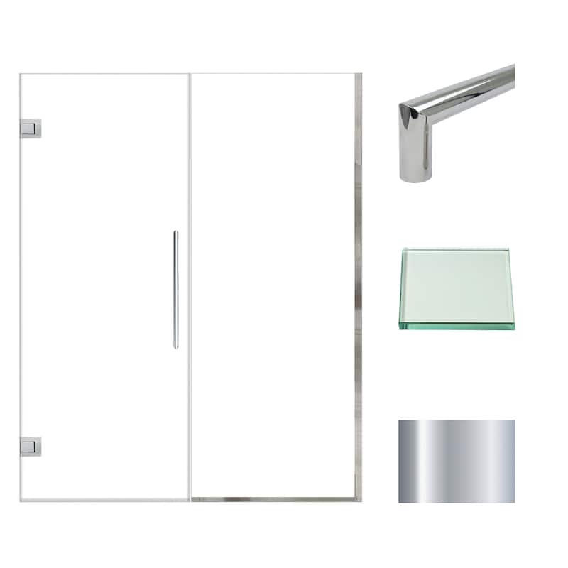 Transolid EHTB58287610C-T Elizabeth 76" High x 58" Wide Hinged Semi