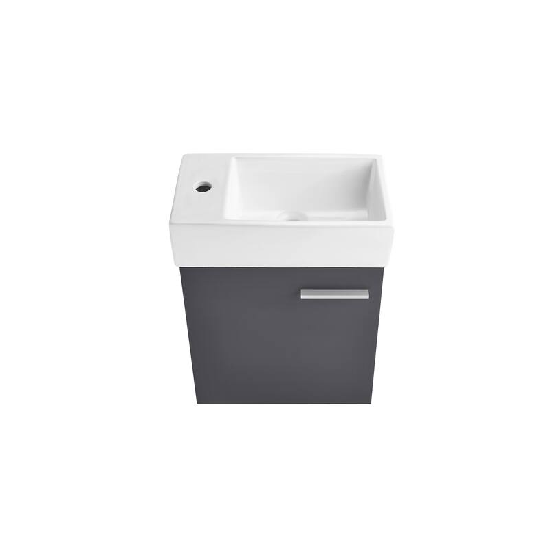 Swiss Madison Colmer 18" Single, One Cabinet, Bathroom Vanity