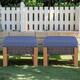 Option Brown Wicker / Blue Cushion