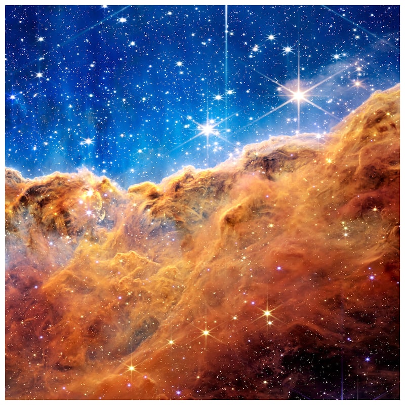Empire Art Direct Carina Nebula I Printed Tempered Glass Wall Art - Multi-Color - 38" x 38" B