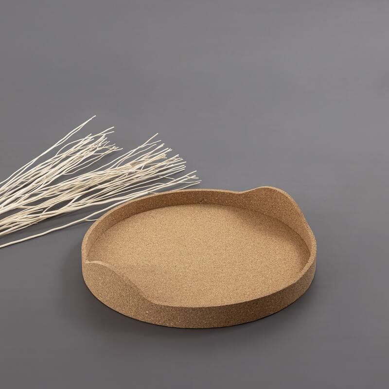 Round Cork Tray Large