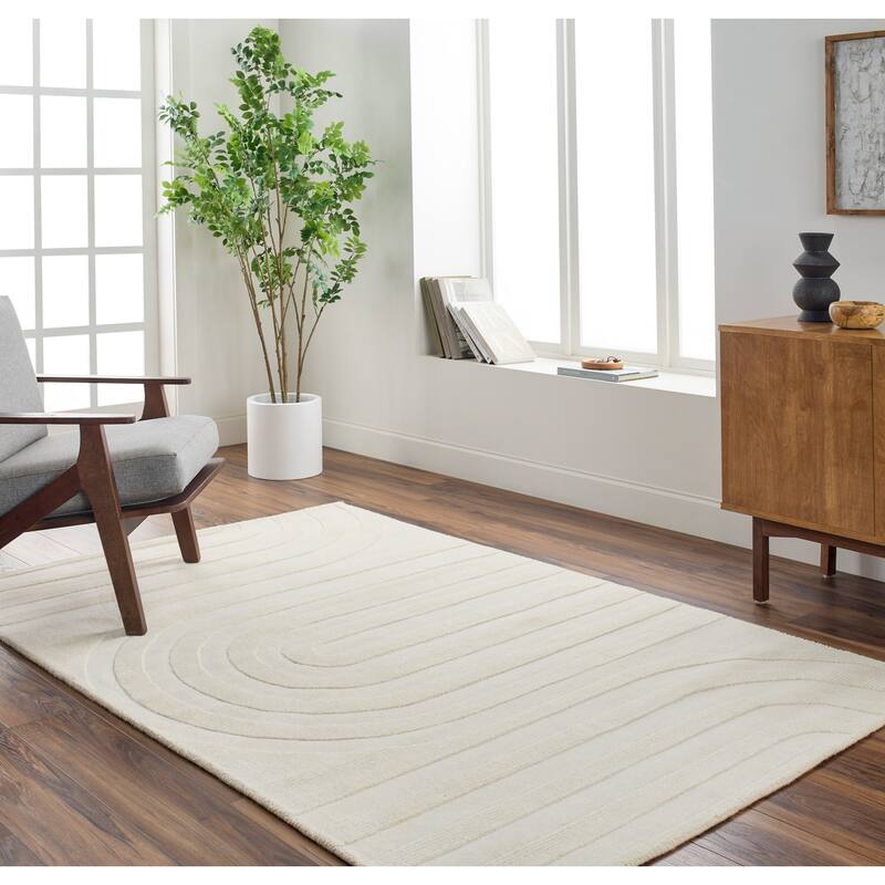 Munson Modern & Contemporary Area Rug - Gray - 2' x 3'