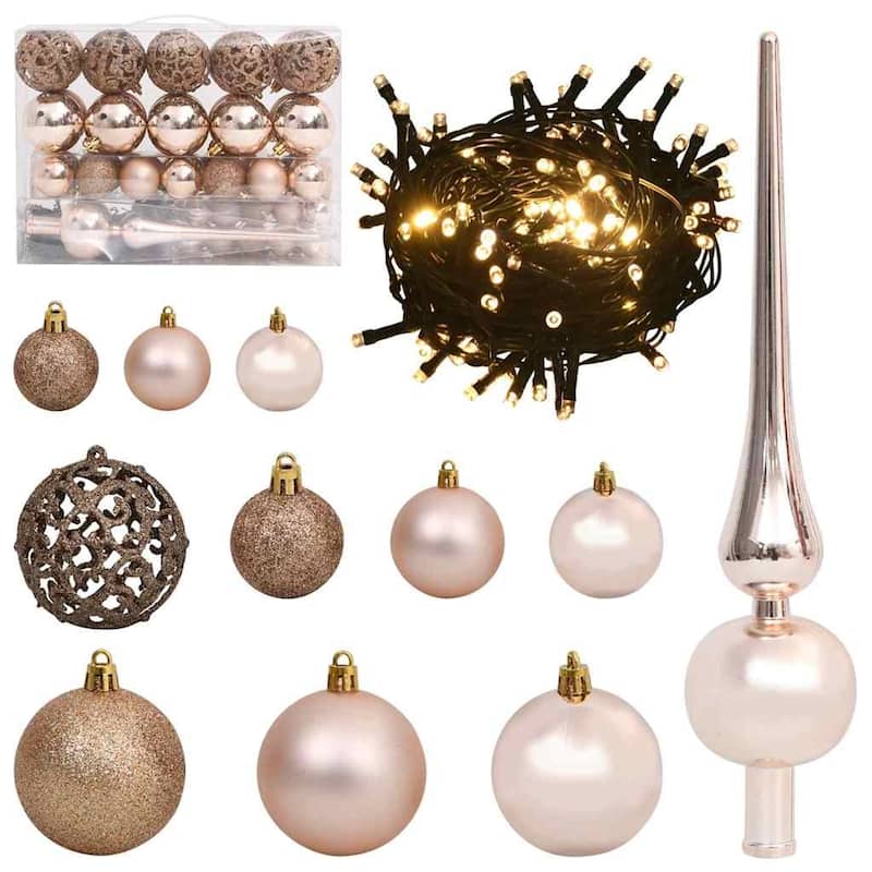 vidaXL Christmas Tree with Decorative String Lights