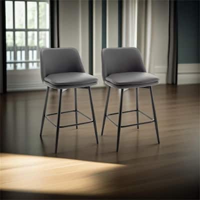Counter Height Swivel Bar Stools Set of 2