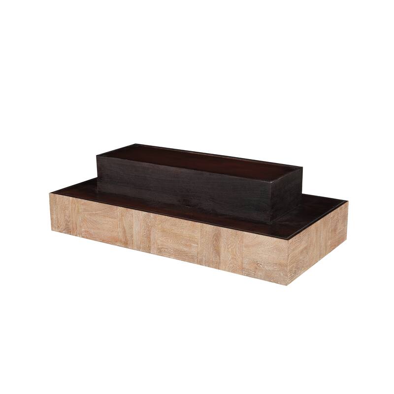 Caden Modern Solid Wood Coffee Table