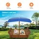 preview thumbnail 3 of 6, Wood Sandbox with Cover and 2 Bench Seats , Sand Boxes (Natural Wood)