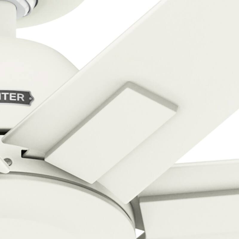 Hunter 72" Downtown Windmill Outdoor Ceiling Fan & Wall Control - Damp Rated - Industrial, Modern - ENERGY STAR!