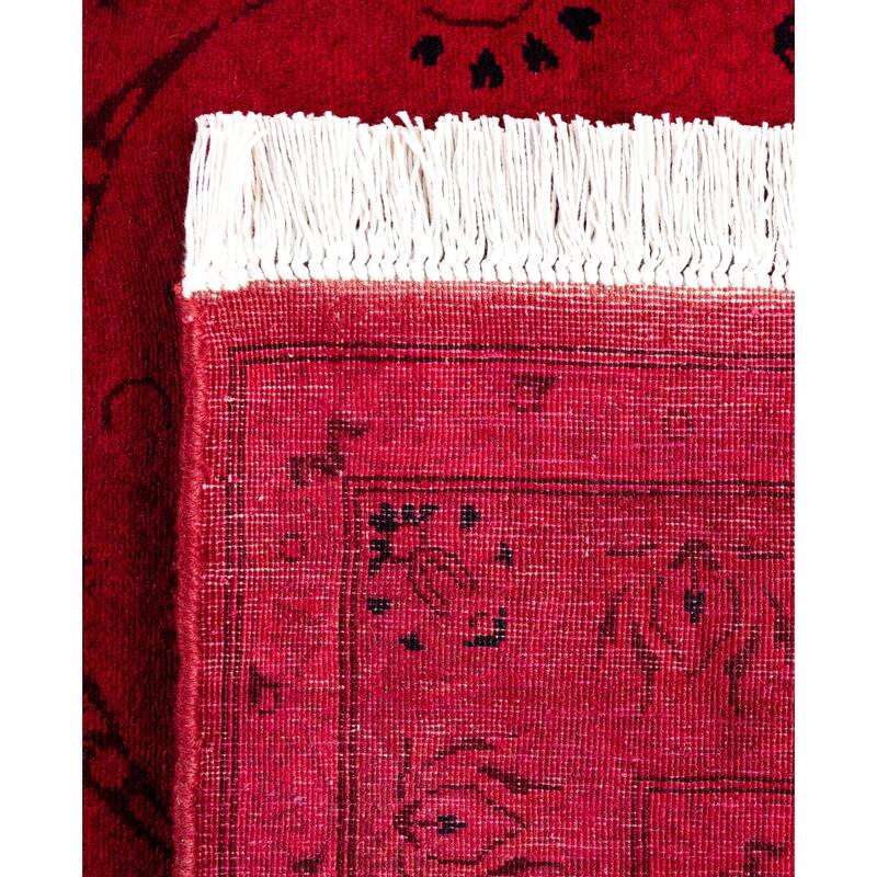 Overdyed One-of-a-Kind Hand-Knotted Area Rug - Pink - 3' 2" x 5' 0"