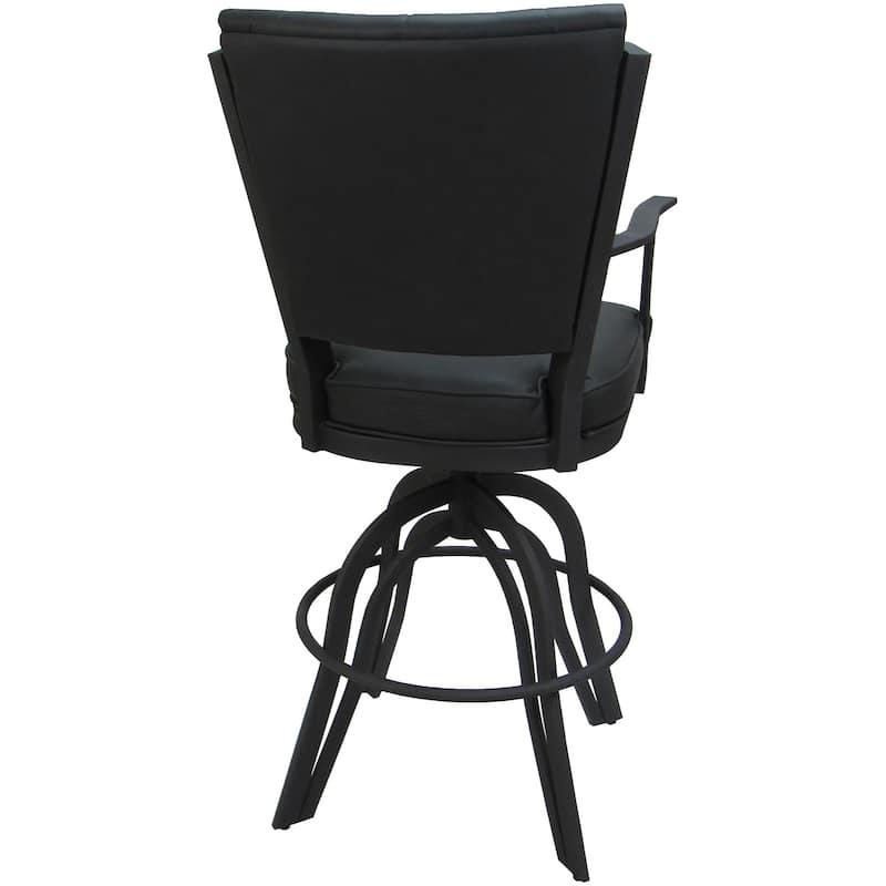 Montana Grey Swivel Tilt Metal 30" or Counter 26" Bar Stool