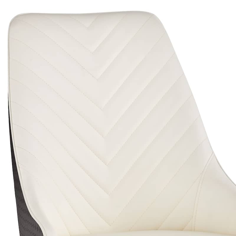 Faux Leather Upholstered Dining Chairs, Set of 4 - 18.1"W x 21.3"W x 36.6"H