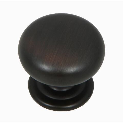 Stone Mill Hardware - Oil Rubbed Bronze Caroline Cabinet Knobs (Pack of 5)