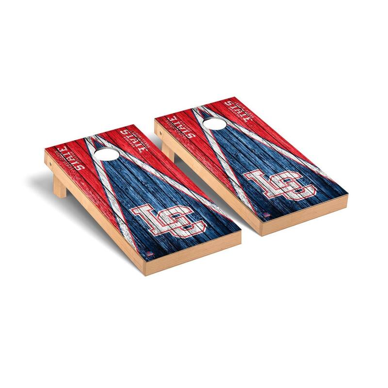 Lewis Clark Warriors Triangle Cornhole Board Set