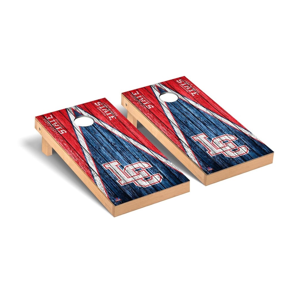 Lewis Clark Warriors Triangle Cornhole Board Set