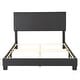 preview thumbnail 19 of 26, Boyd Sleep Florence Faux Leather Upholstered Bed Frame with Headboard