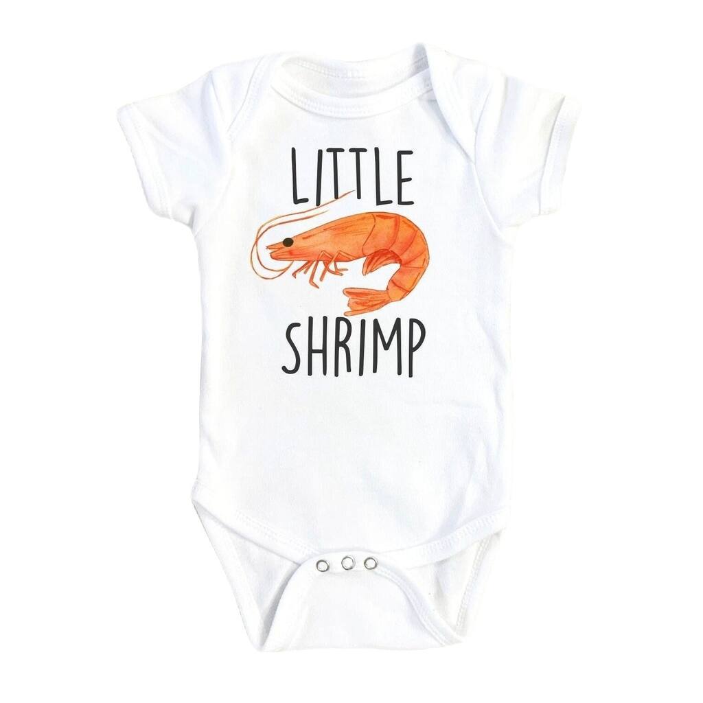 Shrimp Seafood - Baby Boy Girl Clothes Infant Bodysuit Funny Cute Newborn