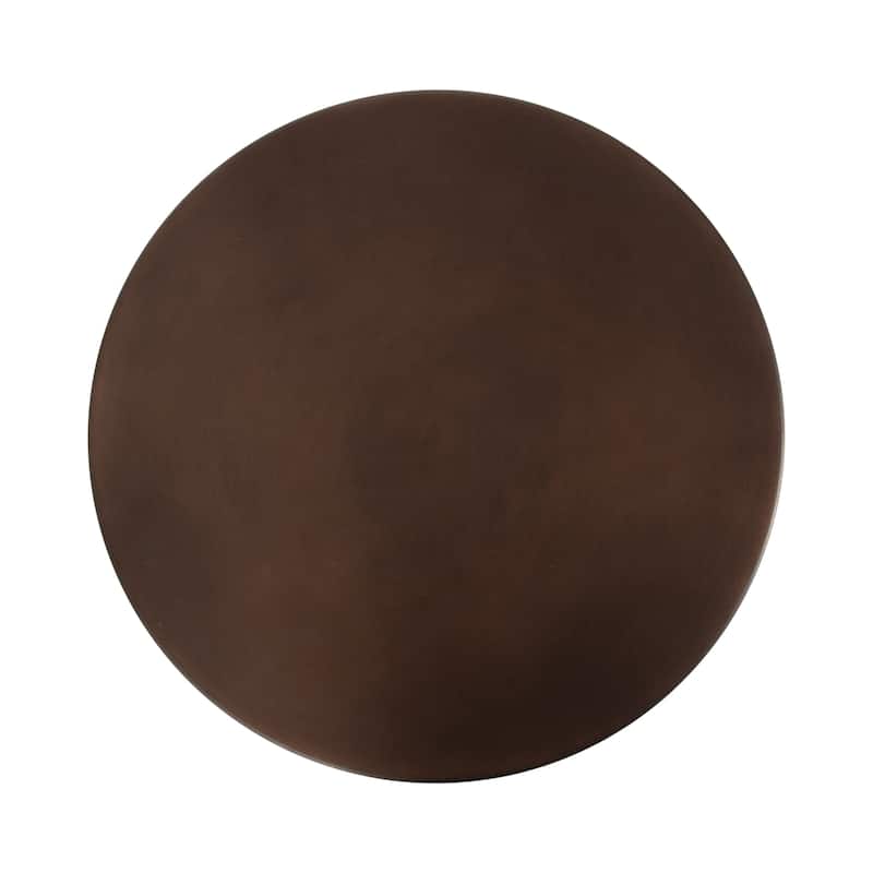 Kate and Laurel Hescott Metal and Marble Pedestal Table