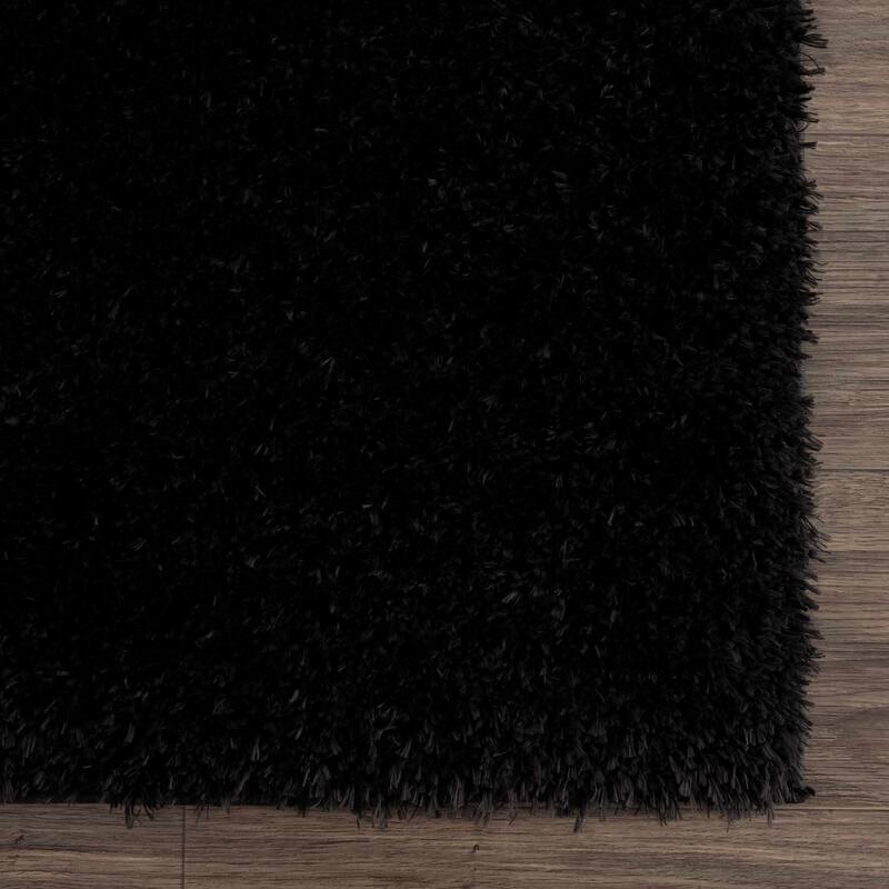 Faina Machine Washable Fluffy Carpet Solid Shag Plain Area Rug