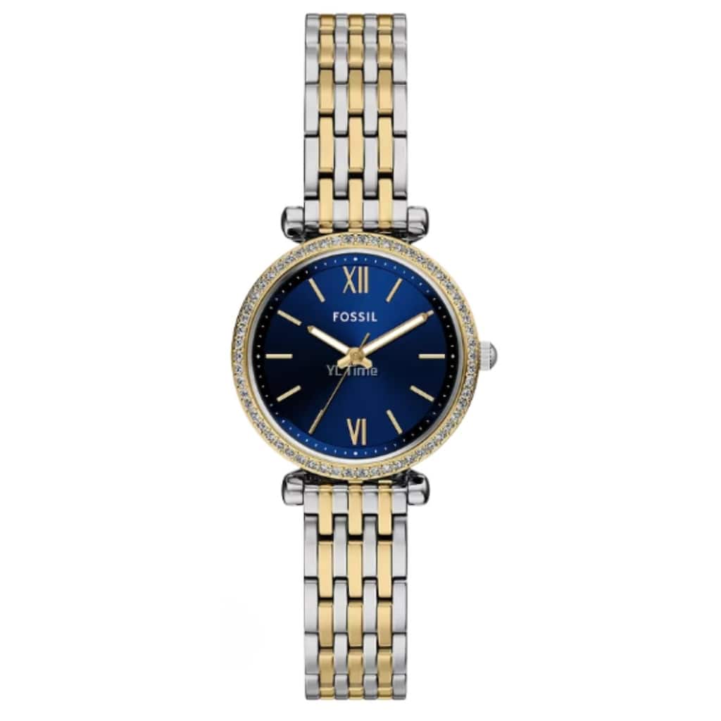 Fossil Women's Carlie Blue Dial Watch - ES5438 - One Size