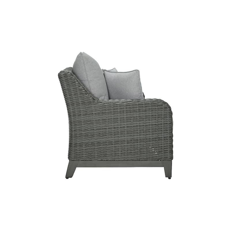 Signature Design by Ashley Elite Park Outdoor Loveseat - 57"W x 36"D x 33"H