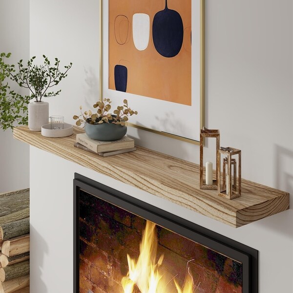 Floating Shelves 8 Inch Deep Modern Solid Wood Wall Shelves On Sale Bed Bath Beyond 39995444