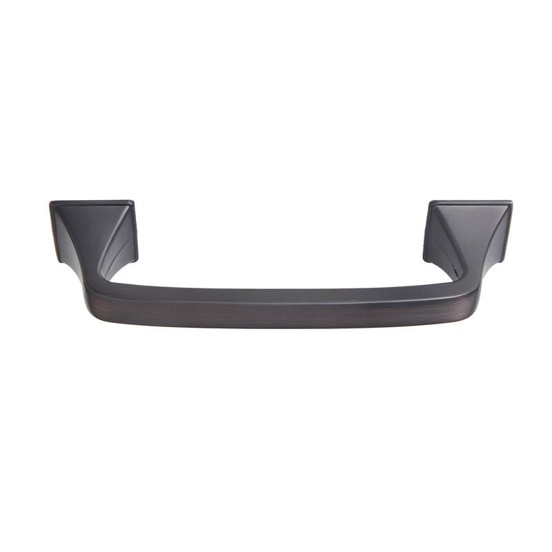 Utopia Alley Brax Pull Handle - Decorative Cabinet Drop Pull Handles for Cabinets, Oil Rubbed Bronze, 3.75" Center to Center