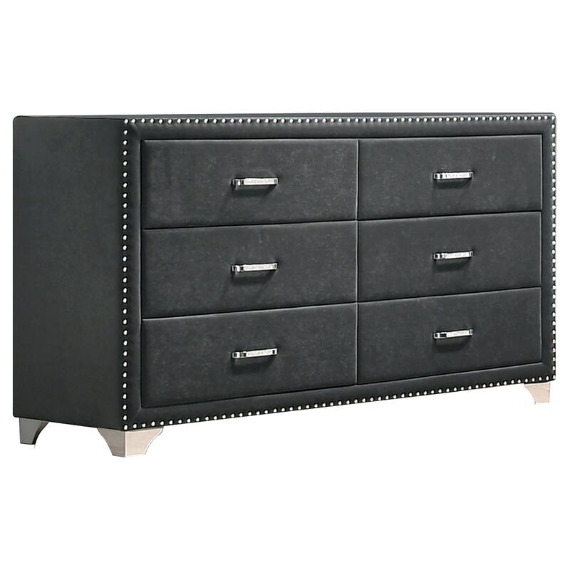 Kennedy 6-drawer Upholstered Dresser