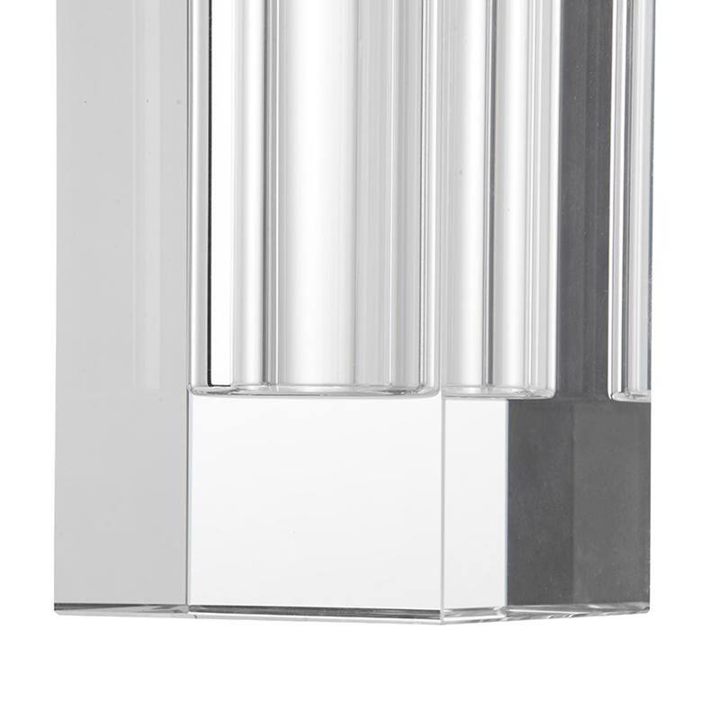 10" Clear Square Glass Table Vase - 3.90