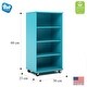 preview thumbnail 2 of 21, Tot Mate Open Single Sided Mobile Storage Locker, Write-on Wipe-off Markerboard Back, 60H