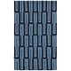 preview thumbnail 3 of 11, SAFAVIEH Handmade Genre Romanita Mid-Century Modern Wool Rug 3' x 5' - Blue/Ivory - Rectangle