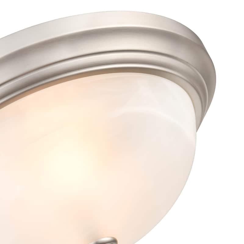 Millennium Lighting Metal 3 Light Flush Mount Ceiling Fixture in Multiple Finishes