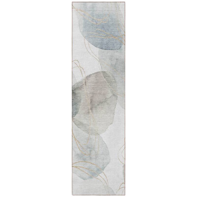 Bax Artistic Abstract Weather Resistant Sleek Contemporary Outdoor Rug
