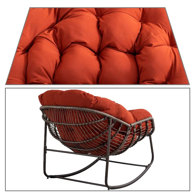Modern Classic Egg Rocking Chair, Indoor/Outdoor Use
