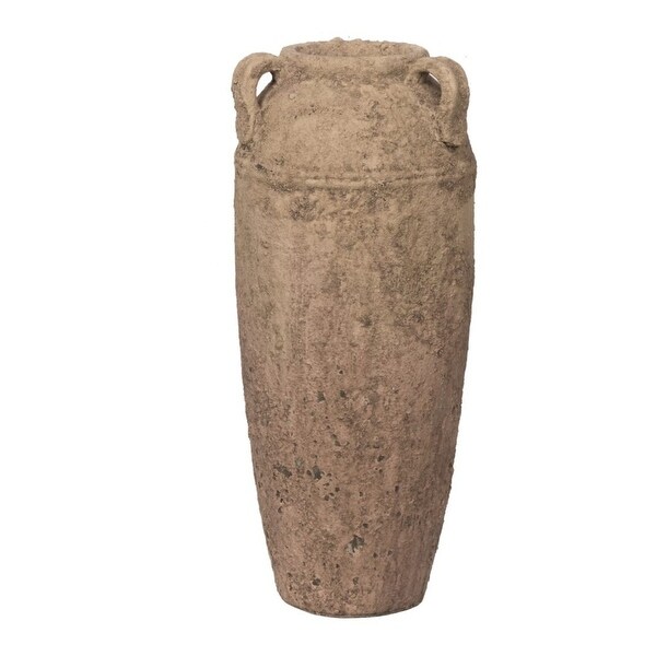 27" Brown Classic Vintage Large Decorative Urn - N/A