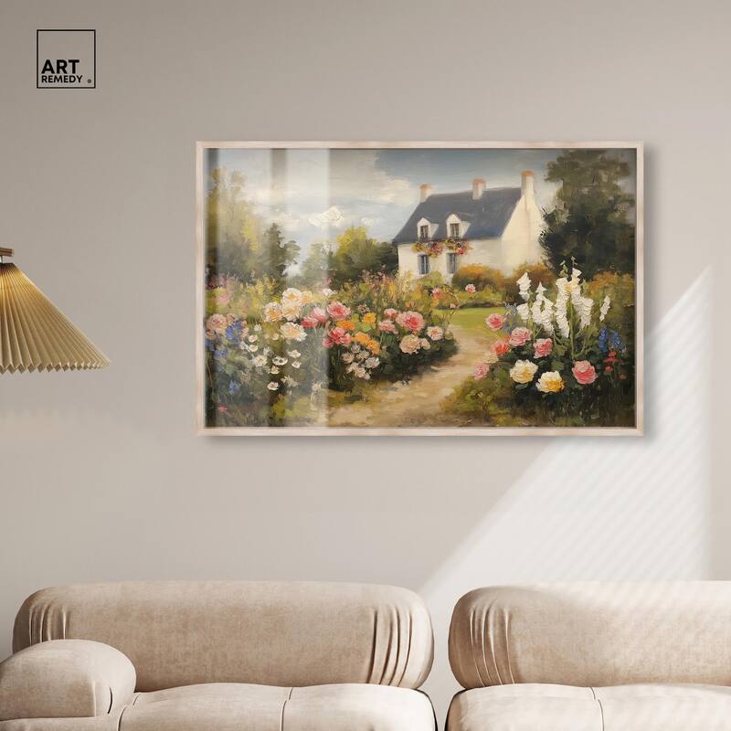Floral Welcome Shadowbox by Art Remedy