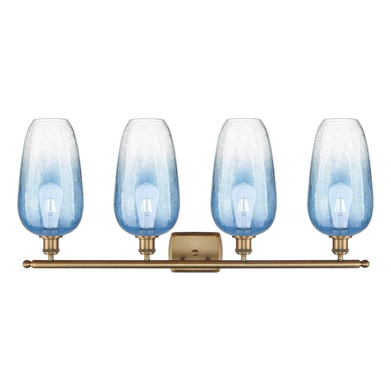 Innovations Lighting Endless Possibilities Ballston - Brookhaven Flute - 4 Light 37" Bath Vanity Light
