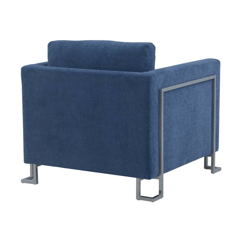 Heritage 2 Piece Fabric Upholstered Sofa & Chair Set
