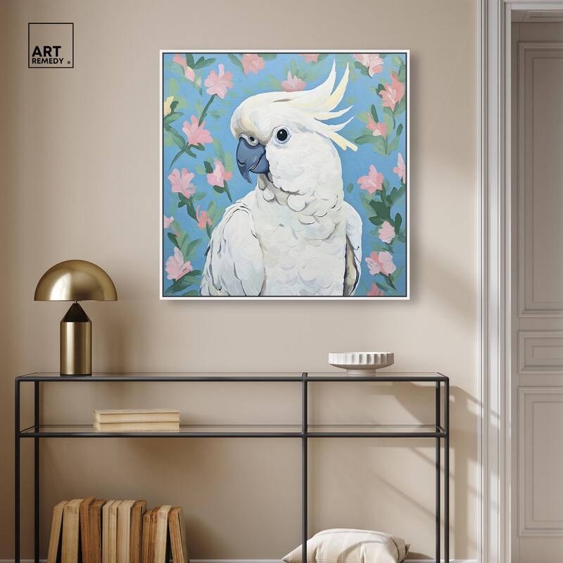 White Cockatoo I Canvas by Art Remedy