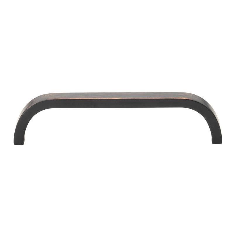 GlideRite 5 inch Center Solid Curved Bar Pull Cabinet Hardware Handle, 4843-128-ORB