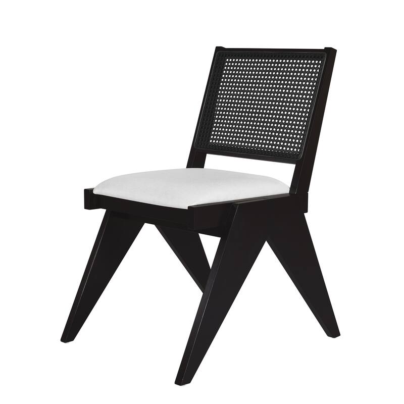 Modern 6-Piece Extendable Dining Table Set with 4 Wicker Upholstered Dining Chairs and Long Bench for Kitchen Living Room