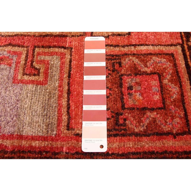 ECARPETGALLERY Hand-knotted Konya Anatolian Light Red Wool Rug - 5'0 x 7'7